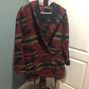 COPY - Aztec Pattern Wrap Jacket